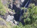 a zoomed-in view of the waterfall base - the lagoon