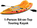 1-Person Sit-on-Top Touring Kayak
