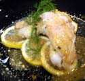 Fillet of Sole with lemon and dill