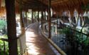 ...the elevated pathway from the kitchen to the main meditation hall