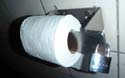 padlocked toilet paper