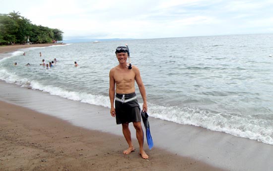 snorkelling at Dauin's Poblacion 1 Marine Sanctuary
