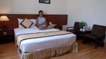 feeling comfy at my well-appointed hotel, Hau Giang Hotel