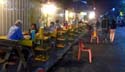 a more organized street food dining...street food eating is always fun, cheap and good
