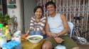 breakfast with Tuyen...a hearty bowl of noodle soup