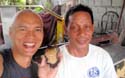 with Manong Bobot and his bibingka