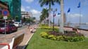 Phnom Penh's riverside area is clean, manicured and orderly