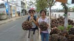 these water coconuts are heavy...very hard to find in Saigon, but in Sa Dec, it's everywhere
