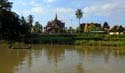 temples lined up on the river bank