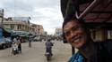 tuk-tuk ride from Battambang to the Vipassana center