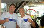 with Tito, a coffee connoiseur who takes pride in his coffee at Fujinoya