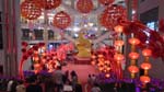 Chinese New Year is big in Kuala Lumpur - malls displaying Year of the Goat motif
