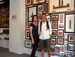 guess who I bumped into at the City Gallery in Dataran Merdeka? RV, a yogini friend from Cebu City Philippines