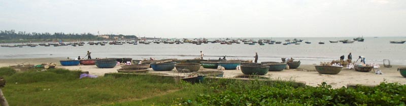 passing by the Man Thai Fishing Village