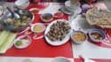 a feast with shell food