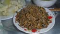 at Linh's family gathering, they served a regional culinary specialty - worms. These worms only come out 2 months in the year and they are very expensive. Only few people get their hands on it and fewer still can afford them. Yes, they were good!