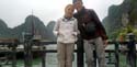 with Tuyen on Halong Bay, Vietnam
