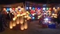 the whole of Hoi An lights up at night