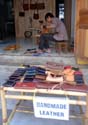 lots of leatherwork in Hoi An