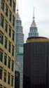 a glimpse of the Petronas Twin Towers from my hotel room at Alpha Genesis Hotel