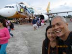 arriving Dumaguete from Manila via Cebu Pacific