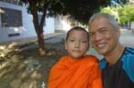 with a very young Buddhist monk. I thought they had to be a certain age to get started