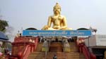the Gilded Buddha at the Golden Triangle Park