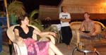 roofdeck talk at Ahimsa Yoga Academy with Lauren and teacher Thomas Ogram