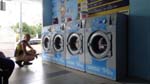 a coin-operated laundry machine is always a good find in any destination