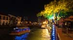 romantic river cruise at night