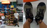 finally getting my new Merrell shoes...the reason I came to Kalibo