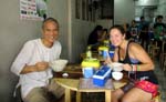 lunch with Mary, a fellow guest from Adventure Hostel