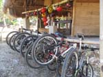 a stable of mountain bikes