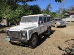 for support, there is the Land Rover and Hilux pick-up to take us around