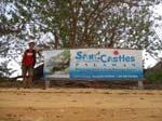 at SandCastles Palawan beach