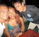 with Vehm and Ian at Historia Bar