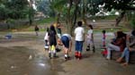 kids roller blading at Taman Ekspresi Park