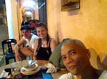 with fellow travelers from Just Inn - Francois and Devon