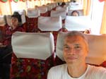 on board the bus for Korat