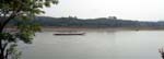 long boat on the Mekong River