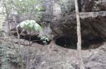 a few shallow caves along the way