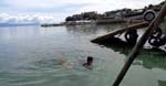 Cheng in her favorite swim spot in Culion