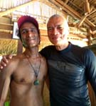 bonding with yogi Gino, one of the Malaysian guests