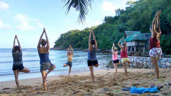 Yoga at SandCastles Palawan, Coron