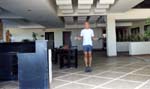 finding an open space at Pinnacle Hotel for some rope skipping