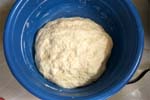 after kneading, the dough should be a round ball