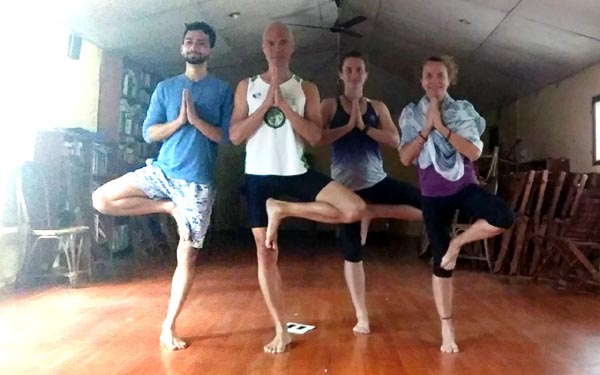yoga at Pema Thang Guest House, McLeod Ganj, Dharamshala, India