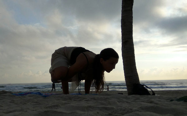 Beach Yoga in DaNang, Vietnam