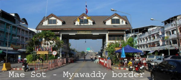Mae Sot (Thailand) - Myawaddy (Myanmar) Border Crossing