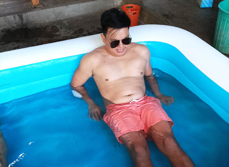 Icebath 2 at Hostel 7 Cebu